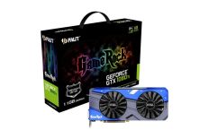 Palit GameRock Premium Edition NVIDIA, 11 GB, GeForce GTX 1080 Ti, GDDR5X, PCI Express 3.0, DVI-D ports quantity 1, Memory clock speed 11000 MHz, H...