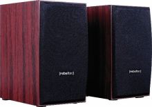 rebeltec BLUES 2.0 stereofoniczne głośniki 2.0 w drewnianej obudowie moc RSM 2x6W