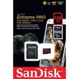 SanDisk Extreme Pro microSDXC 128GB 100/90 MB/s A1 V30