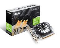 MSI GeForce GT 730, 2048MB DDR3, DVI-D, HDMI, D-Sub