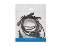 Lanberg kabel zasilający Y (2 zasilacze) 1.8m