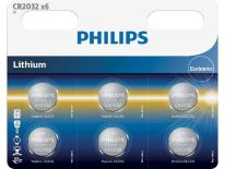 Philips Baterie litowe PHILIPS CR2032P6 3V 6 sztuk Blister