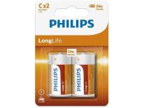 Philips Baterie PHILIPS Longlife 1.5V R14 Blister 2 sztuki