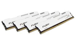 Kingston DDR4 Fury 32GB(4*8GB)/ 2933 CL17 1Rx8 Biała