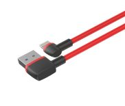 Unitek kabel USB - Lightning, kątowy, 1.0m, czerwony; C4047RD