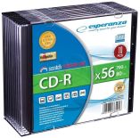 Esperanza CD-R 700 MB 52x Slim 10 szt.