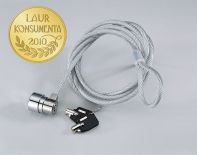Media-Tech LAPTOP ANTITHEFT LOCK (linka zamykana na zamek z kluczykiem)