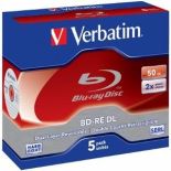 Verbatim BD-RE DL 50GB 2x (jewel case, 5szt)