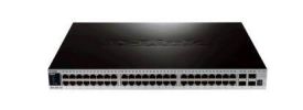 D-Link DGS-3420-52T xStack 48-port Layer 2+ Stackable Managed Gigabit Switch plus 4 10GE SFP+