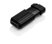 Verbatim USB DRIVE 2.0 PINSTRIPE 64GB BLACK MIN. READ 10MB/SEC MIN. WRITE 4MB/SE
