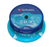 Verbatim CD-R [ cake box 25 , 700MB , 52x , DataLife ]