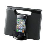 Sony głośniki RDP-M7IP ze stacją dokującą do iPod/iPhone (czarne)