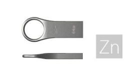 Silicon-Power pendrive 32GB USB 2.0 Firma F80 Silver Gray-Cynk metal