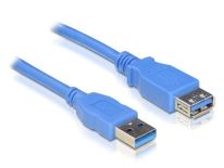 DeLOCK przedłużacz USB 3.0 AM-AF, 2m, blue