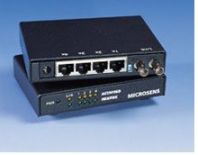 Microsens 5 Port Mini Switch 4x 10/100Base-TX + 100Base-FX-Uplink, Single Mode 1310nm Laser min. 15km, SC-Connector, incl. power supply