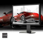 NEC Monitor 24 LCD P242W IPS TFT, W-LED, DVI-D HDMI czarny