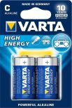 VARTA Baterie VARTA High Energy, Baby LR14/C - 2 szt
