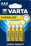 VARTA Baterie Varta Superlife, Micro R3/AAA - 4 szt