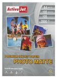 ActiveJet Papier fotograficzny ActiveJet , A4 , Matte , 100 pcs. , AP4-105M100