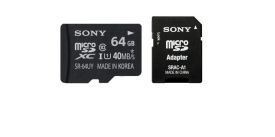 Sony Karta Micro 64GB SD z adaptorem ,Class 10 , R70
