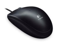 Logitech Mysz przewodowa Logitech B100 OEM optyczna czarna