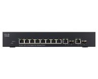 Cisco Systems Switch zarządzalny Cisco SG300-10PP 8x100/1000 PoE+ 2xSFP