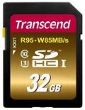 Transcend karta pamięci SDHC 32GB Class10 UHS-I U3 (read/write: 95/85MB/s)