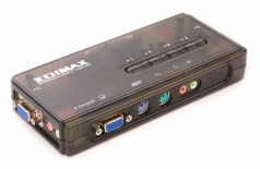 Edimax Switch KVM Edimax EK-PAK4 4xPS2 z kablami, audio i mic