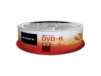 Sony DVD-R 4,7 GB , 16x [cake 25 szt.]