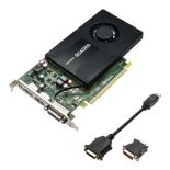PNY Technologies NVIDIA Quadro K2200, 4GB GDDR5 (128 Bit), DVI, 2xDP