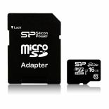 Silicon-Power Karta pamięci microSDHC 16 GB Adapter