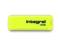 Integral Pendrive (Pamięć USB) 4 GB USB 2.0 Żółty