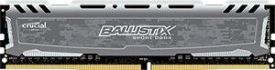 Crucial Ballistix Sport LT 4GB 2400MHz DDR4 CL16 UDIMM 1.2V, Grey