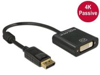 DeLOCK Adapter Displayport 1.2 męski > DVI żeński 4K pasywne czarny