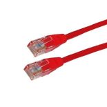 4World kabel krosowy RJ45 (osłonka zalewana, Cat. 5e UTP, 10m, czerwony)