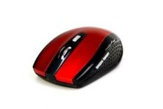 Media-Tech RATON PRO - Bezprzewodowa mysz optyczna, 1200 cpi, 5 przycisków, kolor czerwony