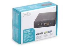 Digitus Rozdzielacz/Splitter HDMI 2-portowy, 4096x2160p 4K UHD 3D, HDCP1.3