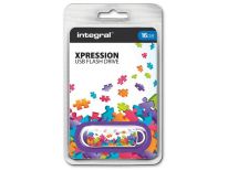 Integral pamięć USB Xpression 16GB USB 2.0 - Puzzle