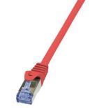 LogiLink Patchcord Cat.6A 10G S/FTP PIMF PrimeLine 3m czerwony