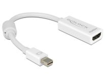 DeLOCK Adapter mini Displayport 1.1 (M) > HDMI (F) pasywne biały