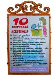 10 PRZYKAZAŃ SZEFOWEJ