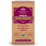 The Original Tulsi Ginger Tea Organic India 25 torebek na odporność