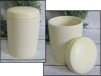Pojemnik ceramiczny z pokrywką GŁADKI 13x9 cm