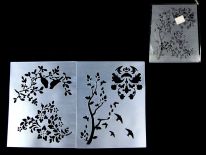 Szablon cukierniczy do dekorowania ciast, tortów 25x20 cm KPL 2 szt