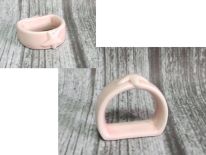 Obrączka ceramiczna na serwetki ROZGWIAZDA 5,5x4,5x2 cm