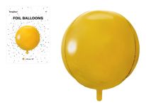Balon foliowy KULA złoty 40 cm