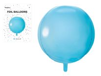 Balon foliowy KULA błękitny 40 cm