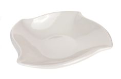 cb Miska ceramiczna biała FALA 20 cm