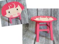 Taboret, taborecik, stołek, krzesełko DZIECIĘCE BUŹKA mix 16 cm