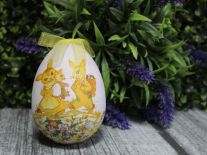 Jajko wielkanocne z zawieszką OKLEJKA giga 10x8 cm